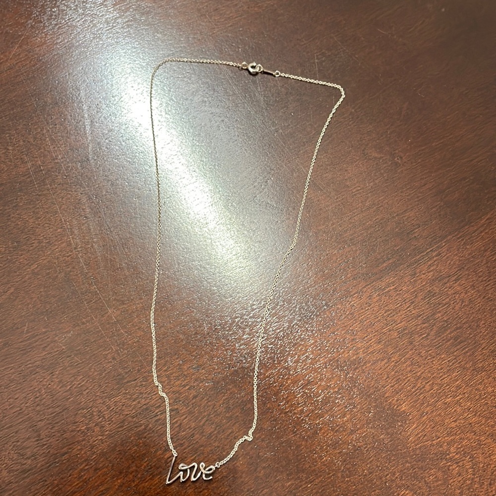 Tiffany Paloma Picasso Graffiti Love Necklace